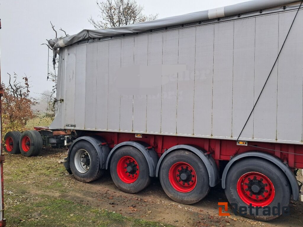 Félpótkocsi billenőplatós Kel-Berg Tipsættevogn 60m3 4 akslet: 7 kép.