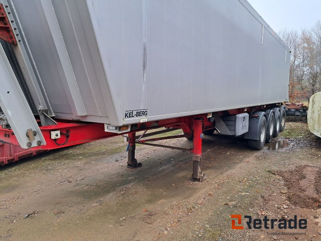 Félpótkocsi billenőplatós Kel-Berg Tipsættevogn 60m3 4 akslet: 22 kép.