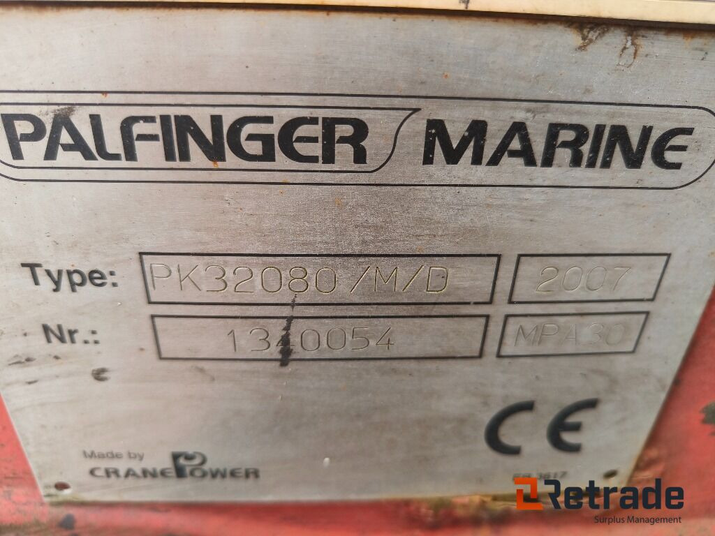 Palfinger PK32080, Rep/dele objekt. - Rakodódaru: 4 kép. Palfinger PK32080, Rep/dele objekt. - Rakodódaru: 4 kép.
