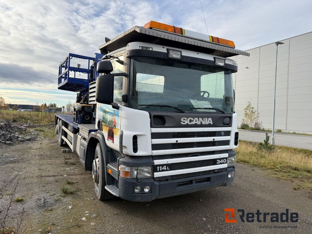 SCANIA P114L med Lift nylig sertifisert kran og EU godkjent - Emelőkosaras teherautó: 4 kép. SCANIA P114L med Lift nylig sertifisert kran og EU godkjent - Emelőkosaras teherautó: 4 kép.