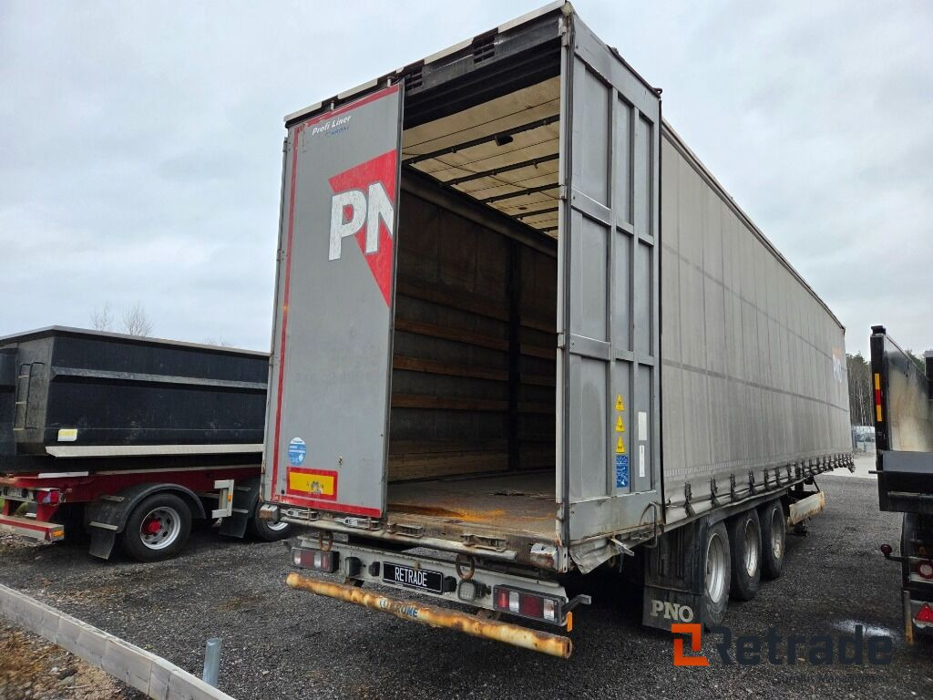 Trailer Krone SD Profi-liner Nybesiktigad - Ponyvás félpótkocsi: 3 kép. Trailer Krone SD Profi-liner Nybesiktigad - Ponyvás félpótkocsi: 3 kép.