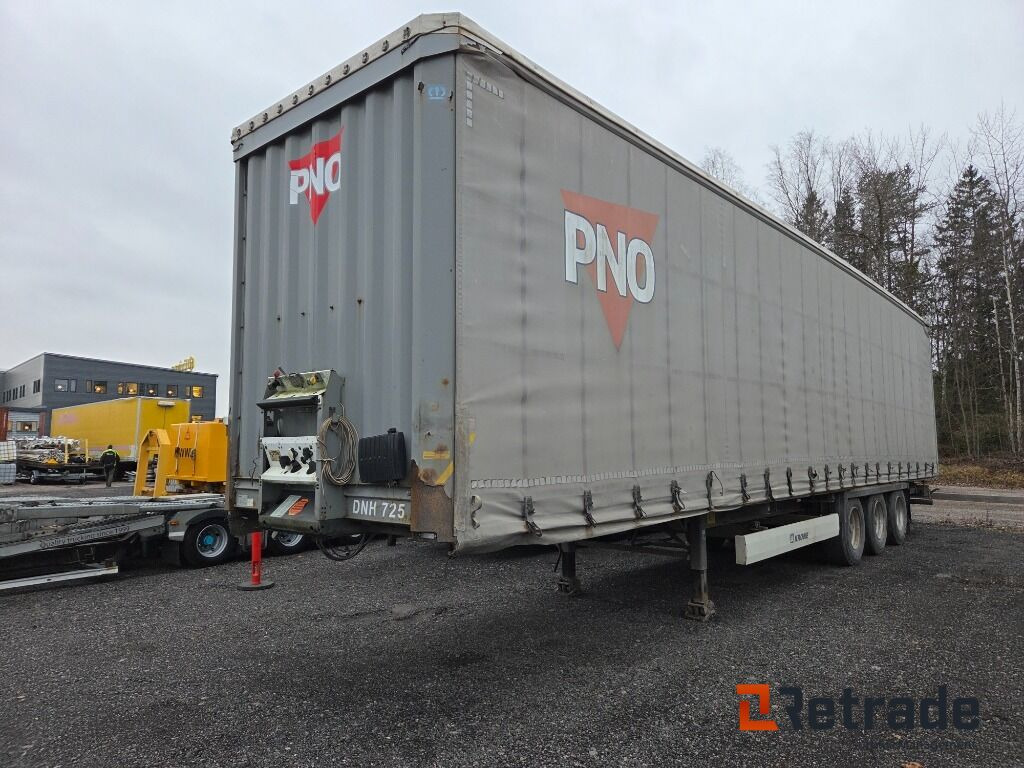 Trailer Krone SD Profi-liner Nybesiktigad - Ponyvás félpótkocsi: 1 kép. Trailer Krone SD Profi-liner Nybesiktigad - Ponyvás félpótkocsi: 1 kép.