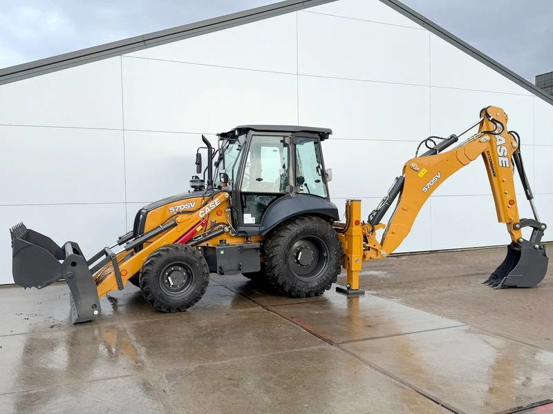 Case 570SV 4WD - 4/1 Bucket / Telescopic Boom / AC - Kotrórakodó: 1 kép. Case 570SV 4WD - 4/1 Bucket / Telescopic Boom / AC - Kotrórakodó: 1 kép.