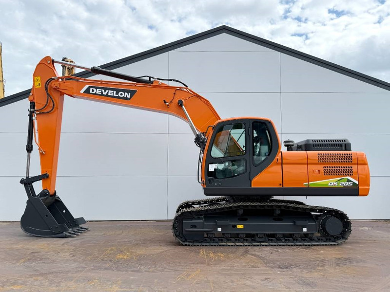 Develon Doosan DX205 - New / Unused / Hammer Lines - Lánctalpas kotró: 1 kép. Develon Doosan DX205 - New / Unused / Hammer Lines - Lánctalpas kotró: 1 kép.