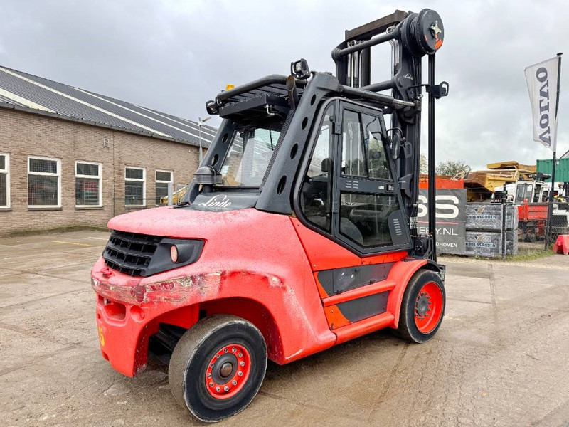 Linde H80D-03/900 - Triplex / German Machine - Dízel targonca: 5 kép. Linde H80D-03/900 - Triplex / German Machine - Dízel targonca: 5 kép.