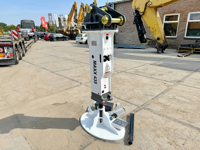 Maxx 435 Hammer / 6-9ton / hydraulic breaker / NE - Hidraulikus törőfej - Építőipari gépek: 5 kép. Maxx 435 Hammer / 6-9ton / hydraulic breaker / NE - Hidraulikus törőfej - Építőipari gépek: 5 kép.