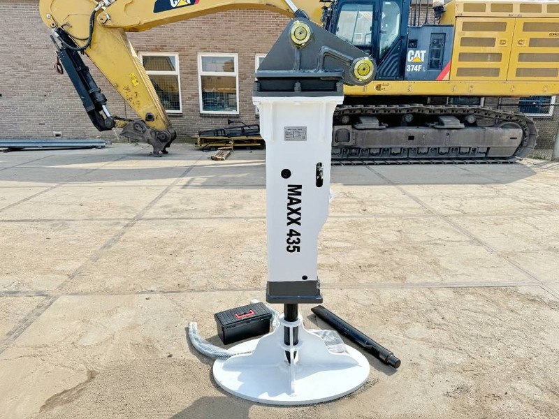 Maxx 435 Hammer / 6-9ton / hydraulic breaker / NE - Hidraulikus törőfej - Építőipari gépek: 4 kép. Maxx 435 Hammer / 6-9ton / hydraulic breaker / NE - Hidraulikus törőfej - Építőipari gépek: 4 kép.