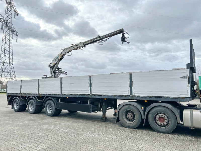 Pacton T3-003 Brick Trailer - Kennis 16000-R Crane - Platós félpótkocsi: 5 kép. Pacton T3-003 Brick Trailer - Kennis 16000-R Crane - Platós félpótkocsi: 5 kép.