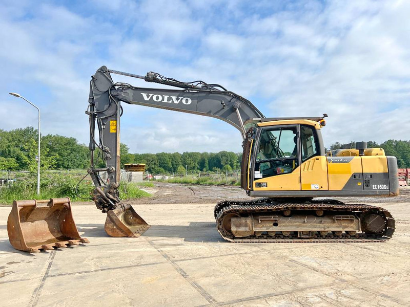 Volvo EC160DL - 7.255 hours - 2 buckets - Lánctalpas kotró: 1 kép. Volvo EC160DL - 7.255 hours - 2 buckets - Lánctalpas kotró: 1 kép.