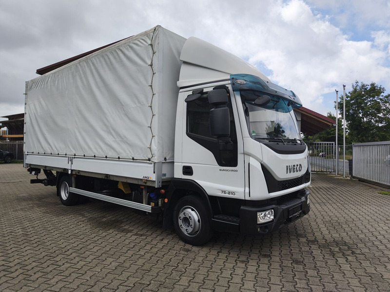 Iveco Eurocargo 75-210 4x2 Euro 6 LBW - Ponyvás teherautó: 2 kép. Iveco Eurocargo 75-210 4x2 Euro 6 LBW - Ponyvás teherautó: 2 kép.