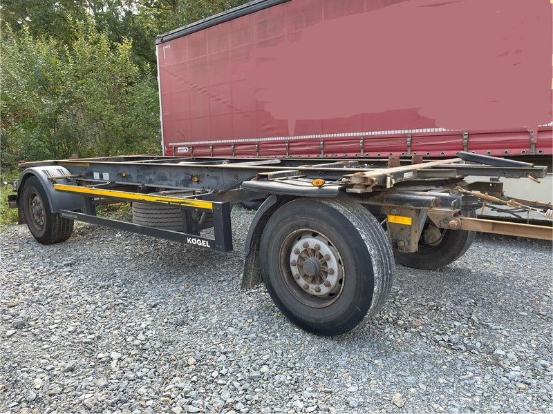 Kögel AW 18 Fahrgestell BDF - Pótkocsi alváz: 1 kép. Kögel AW 18 Fahrgestell BDF - Pótkocsi alváz: 1 kép.
