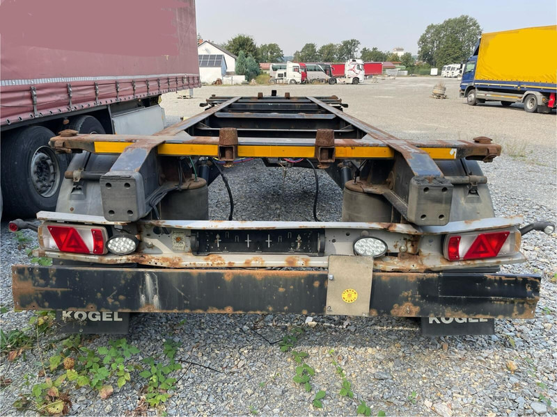 Kögel AW 18 Fahrgestell BDF - Pótkocsi alváz: 4 kép. Kögel AW 18 Fahrgestell BDF - Pótkocsi alváz: 4 kép.