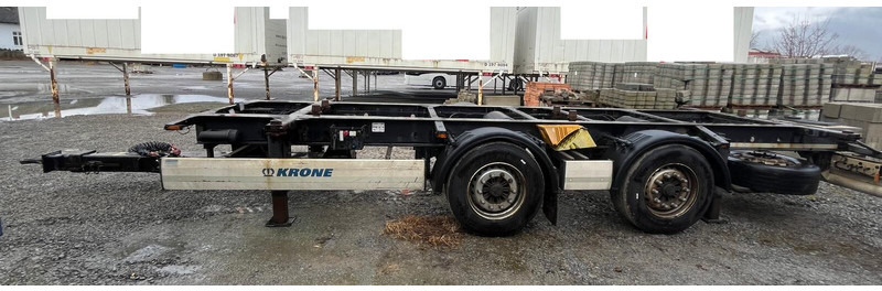 Krone Fahrgestell BDF ZZ 18XF0 DC07CLNF - Pótkocsi alváz: 4 kép. Krone Fahrgestell BDF ZZ 18XF0 DC07CLNF - Pótkocsi alváz: 4 kép.