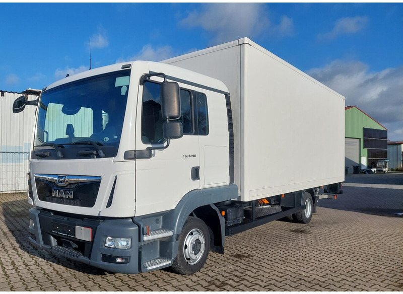 MAN TGL 8.190 L gFH Koffer LBW AHK (25) TÜV NEU - Dobozos felépítményű teherautó: 1 kép. MAN TGL 8.190 L gFH Koffer LBW AHK (25) TÜV NEU - Dobozos felépítményű teherautó: 1 kép.