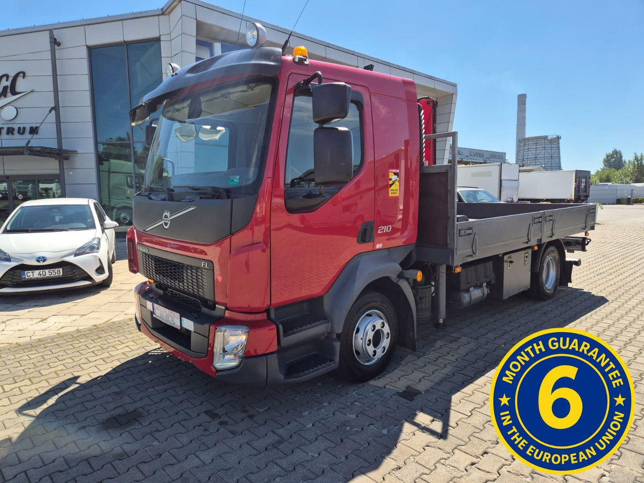 Volvo FL 210 1 Owner / LOW KM / Fassi - Platós teherautó, Darus autó: 1 kép. Volvo FL 210 1 Owner / LOW KM / Fassi - Platós teherautó, Darus autó: 1 kép.