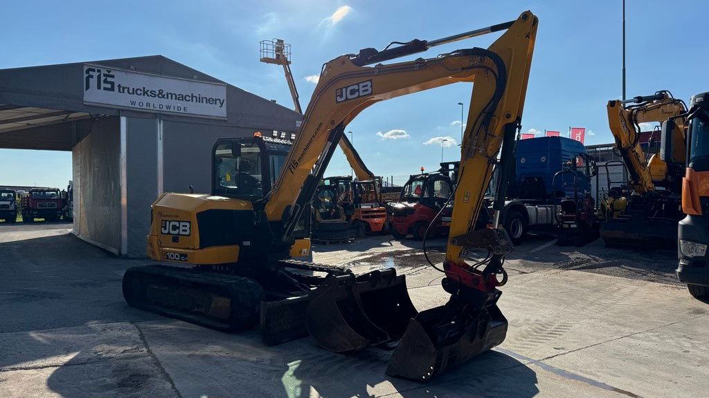 JCB 100C-1 - 3X Buckets - 2018 Year - 4300 Hours - Minikotró: 2 kép. JCB 100C-1 - 3X Buckets - 2018 Year - 4300 Hours - Minikotró: 2 kép.