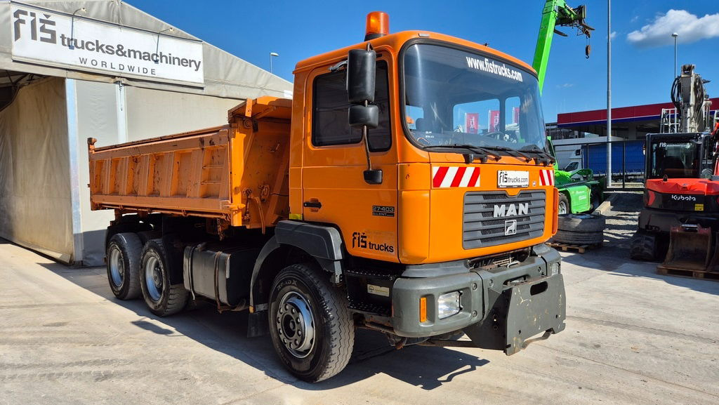 MAN 27.403 DFK 6x4 meiller tipper - spring - Billenőplatós teherautó: 4 kép. MAN 27.403 DFK 6x4 meiller tipper - spring - Billenőplatós teherautó: 4 kép.