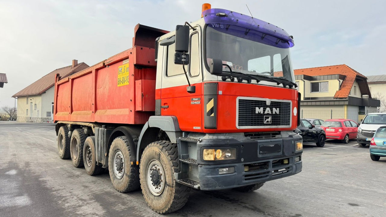 MAN 50.403 10x8 mulda tipper 24.5 m3 - Billenőplatós teherautó: 2 kép. MAN 50.403 10x8 mulda tipper 24.5 m3 - Billenőplatós teherautó: 2 kép.