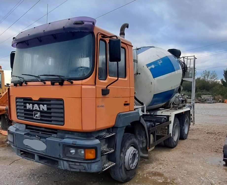 MAN FE 410A 6x4 mixer - 7m3 - euro 3 - Betonmixer: 1 kép. MAN FE 410A 6x4 mixer - 7m3 - euro 3 - Betonmixer: 1 kép.