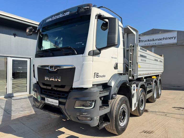 MAN TGS 41.510 8x4 Meiller bordmatic tipper - retarder - Euro 6 - Billenőplatós teherautó: 1 kép. MAN TGS 41.510 8x4 Meiller bordmatic tipper - retarder - Euro 6 - Billenőplatós teherautó: 1 kép.
