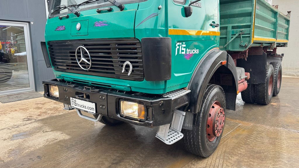 Mercedes-Benz 2628 AK 6x6 meiller tipper - V8 - Billenőplatós teherautó: 2 kép. Mercedes-Benz 2628 AK 6x6 meiller tipper - V8 - Billenőplatós teherautó: 2 kép.