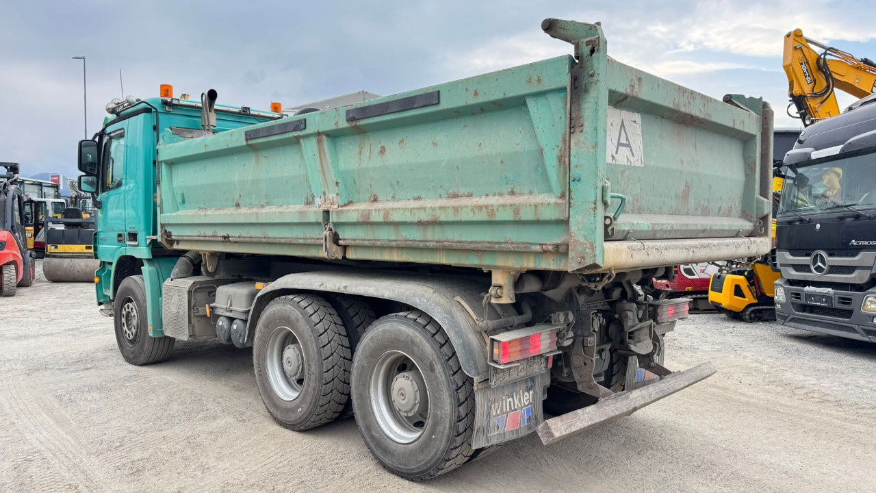 Mercedes-Benz Actros 2655 6x4 meiller bordmatic tipper - retarder - V8 - Billenőplatós teherautó: 5 kép. Mercedes-Benz Actros 2655 6x4 meiller bordmatic tipper - retarder - V8 - Billenőplatós teherautó: 5 kép.