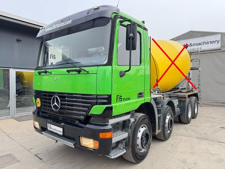 Mercedes-Benz Actros 4143 8x4 chassis - big axle - Alvaz teherautó: 1 kép. Mercedes-Benz Actros 4143 8x4 chassis - big axle - Alvaz teherautó: 1 kép.