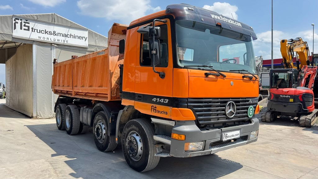 Mercedes-Benz Actros 4143 K 8x4 meiller tipper - Billenőplatós teherautó: 3 kép. Mercedes-Benz Actros 4143 K 8x4 meiller tipper - Billenőplatós teherautó: 3 kép.