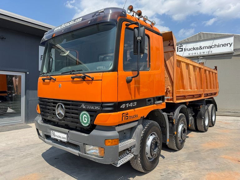 Mercedes-Benz Actros 4143 K 8x4 meiller tipper - Billenőplatós teherautó: 1 kép. Mercedes-Benz Actros 4143 K 8x4 meiller tipper - Billenőplatós teherautó: 1 kép.