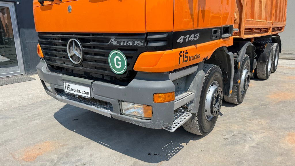 Mercedes-Benz Actros 4143 K 8x4 meiller tipper - Billenőplatós teherautó: 2 kép. Mercedes-Benz Actros 4143 K 8x4 meiller tipper - Billenőplatós teherautó: 2 kép.