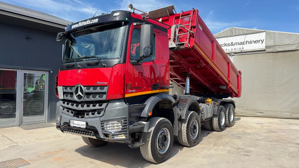 Billenőplatós teherautó Mercedes-Benz Arocs 4145 8X4 tipper - bordmatic: 7 kép.