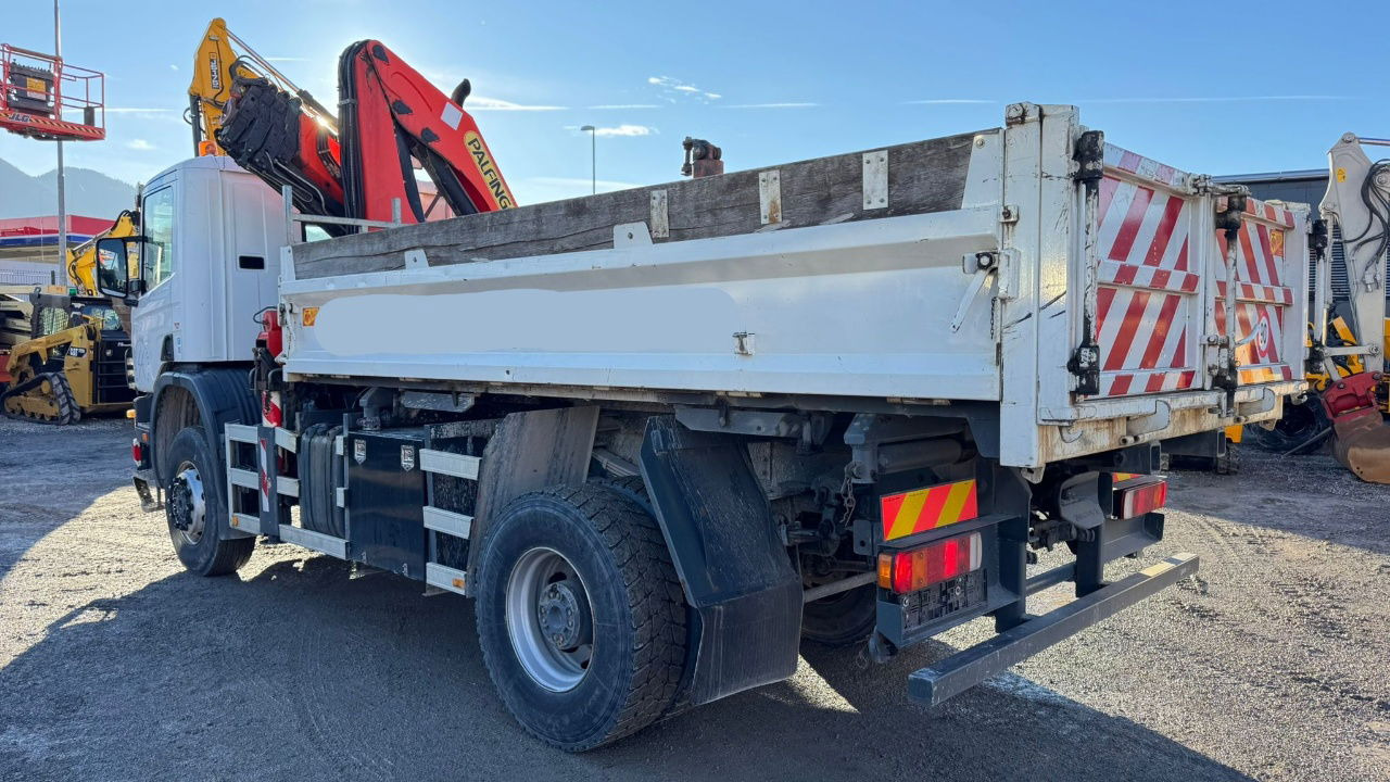 Scania P 114C 340 4x4 tipper - PK 14080 - 10.6M - 108.000km - Billenőplatós teherautó, Darus autó: 5 kép. Scania P 114C 340 4x4 tipper - PK 14080 - 10.6M - 108.000km - Billenőplatós teherautó, Darus autó: 5 kép.