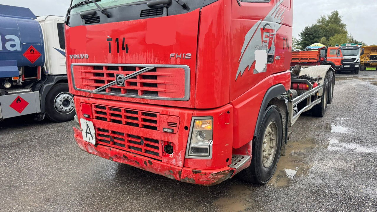 Volvo FH 12 460 6x2 Meiller abroll tipper - motor brake - lifting axle - Cserefelépítményes teherautó: 3 kép. Volvo FH 12 460 6x2 Meiller abroll tipper - motor brake - lifting axle - Cserefelépítményes teherautó: 3 kép.