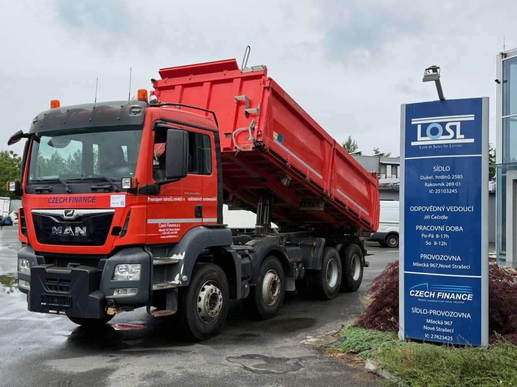 MAN TGS35.460 S3 8x4 EURO 6 - Billenőplatós teherautó: 1 kép. MAN TGS35.460 S3 8x4 EURO 6 - Billenőplatós teherautó: 1 kép.