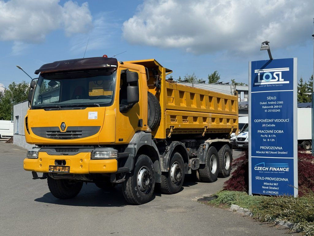 Renault Kerax 420 S3 8x4 EURO 3 - Billenőplatós teherautó: 2 kép. Renault Kerax 420 S3 8x4 EURO 3 - Billenőplatós teherautó: 2 kép.