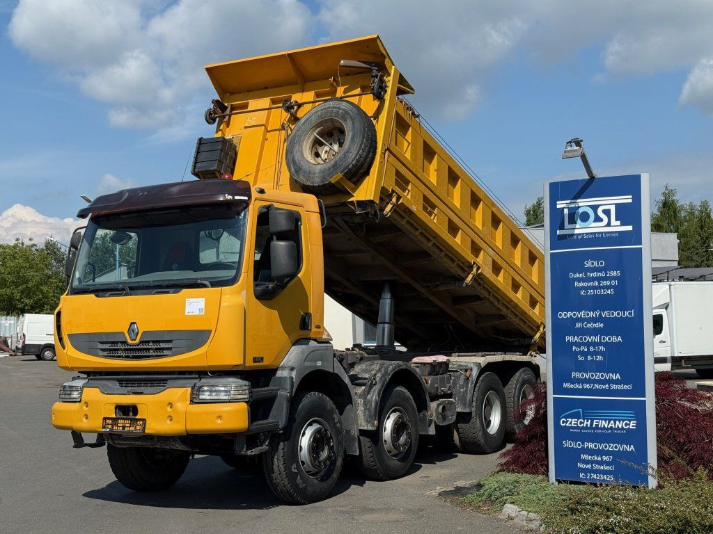 Renault Kerax 420 S3 8x4 EURO 3 - Billenőplatós teherautó: 1 kép. Renault Kerax 420 S3 8x4 EURO 3 - Billenőplatós teherautó: 1 kép.