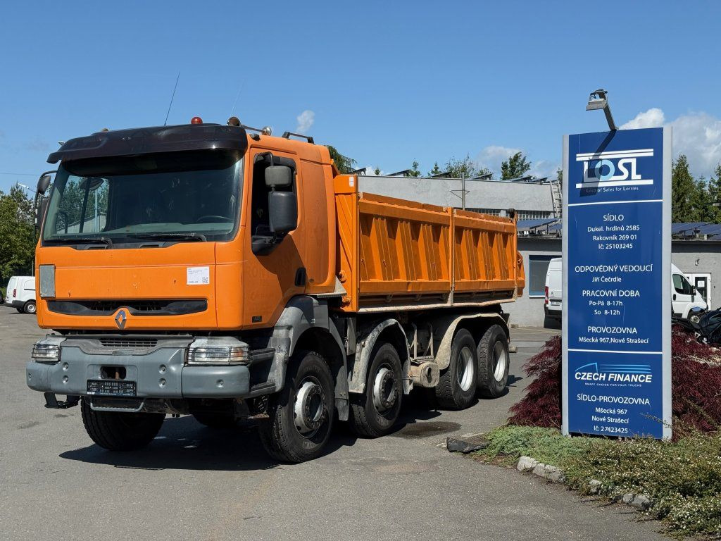 Renault Kerax 420 S3 8x4 EURO 3 - Billenőplatós teherautó: 2 kép. Renault Kerax 420 S3 8x4 EURO 3 - Billenőplatós teherautó: 2 kép.