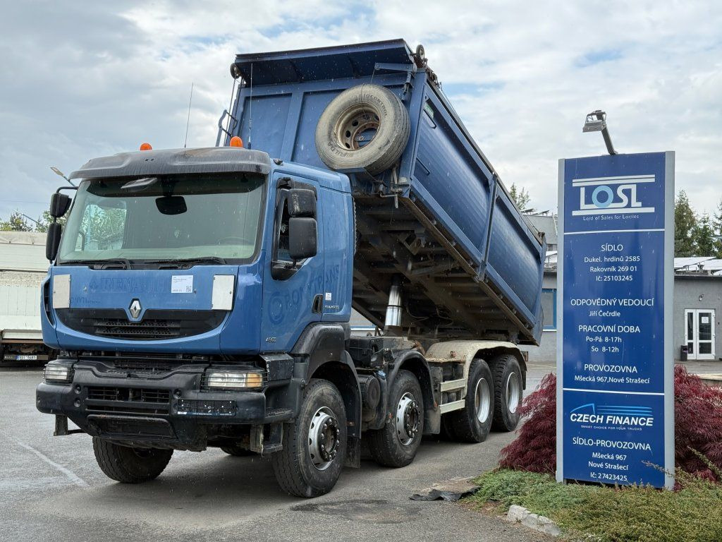 Renault Kerax 450 S3 8x4 EURO 4 - Billenőplatós teherautó: 1 kép. Renault Kerax 450 S3 8x4 EURO 4 - Billenőplatós teherautó: 1 kép.