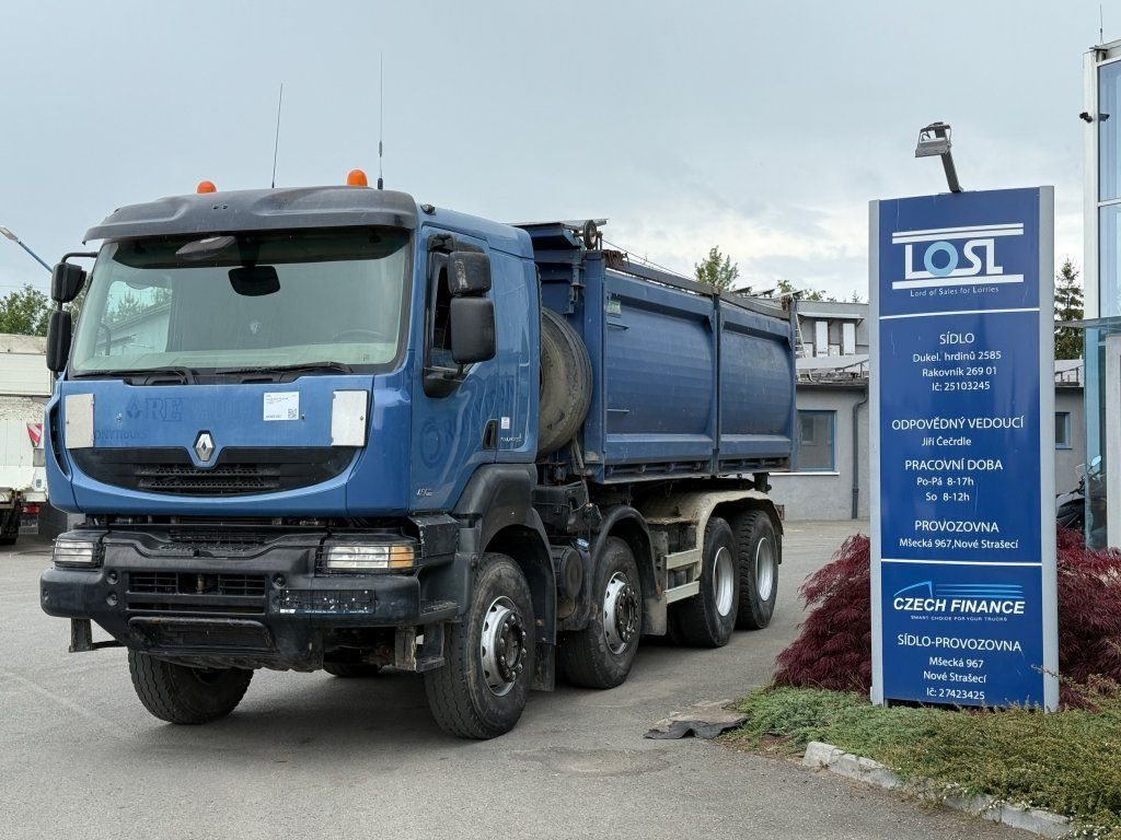 Renault Kerax 450 S3 8x4 EURO 4 - Billenőplatós teherautó: 3 kép. Renault Kerax 450 S3 8x4 EURO 4 - Billenőplatós teherautó: 3 kép.