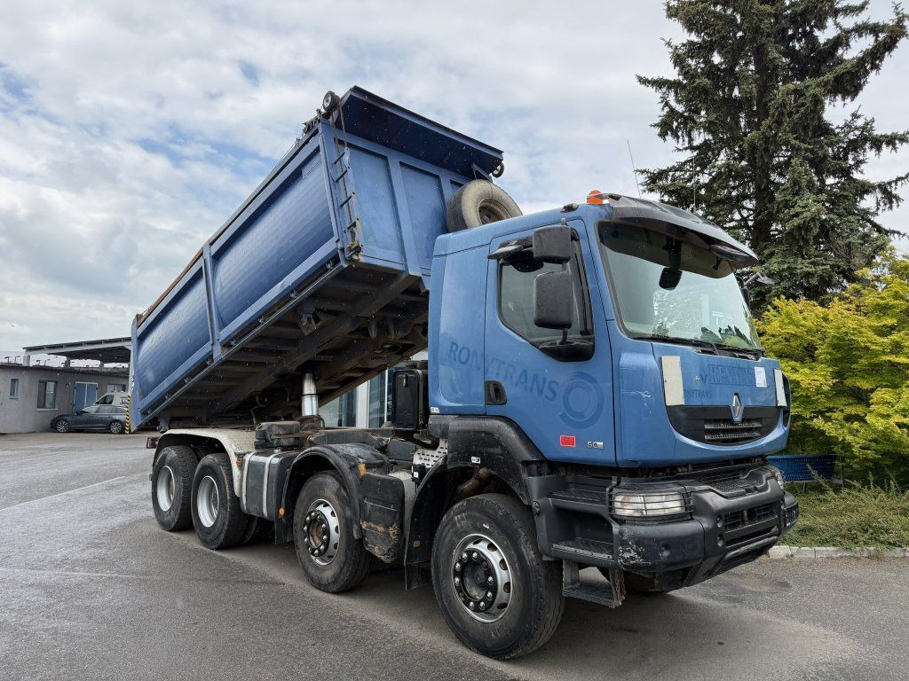 Renault Kerax 450 S3 8x4 EURO 4 - Billenőplatós teherautó: 2 kép. Renault Kerax 450 S3 8x4 EURO 4 - Billenőplatós teherautó: 2 kép.