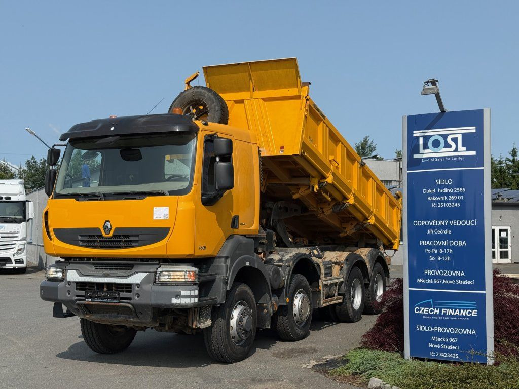 Renault Kerax 460 8x6 EURO 5 - Billenőplatós teherautó: 1 kép. Renault Kerax 460 8x6 EURO 5 - Billenőplatós teherautó: 1 kép.