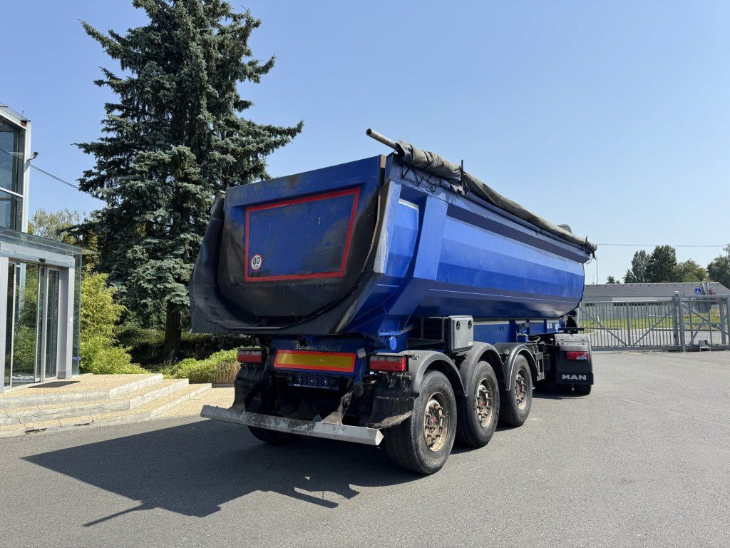 Schwarzmüller 27m3 - Félpótkocsi billenőplatós: 4 kép. Schwarzmüller 27m3 - Félpótkocsi billenőplatós: 4 kép.
