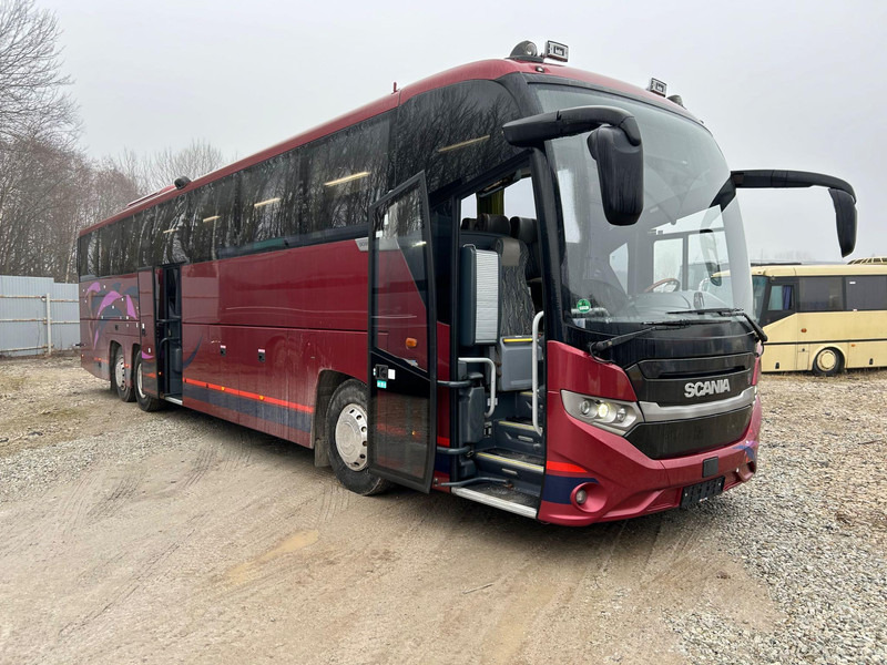 Scania K 450 Interlink / MYÖS VUOKRA / TULOSSA - Távolsági busz: 1 kép. Scania K 450 Interlink / MYÖS VUOKRA / TULOSSA - Távolsági busz: 1 kép.