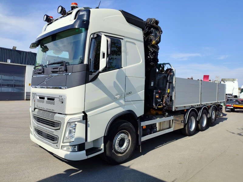 Volvo FH 500 | 8X4 | HIAB 408 E-6 | JIB 70X-4 | TULOSSA - Platós teherautó, Darus autó: 1 kép. Volvo FH 500 | 8X4 | HIAB 408 E-6 | JIB 70X-4 | TULOSSA - Platós teherautó, Darus autó: 1 kép.