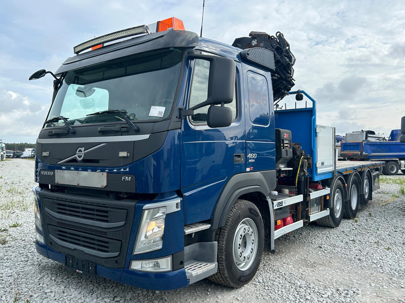 Volvo FM 460 8x2*6 | Hiab 302E-6 | TULOSSA - Platós teherautó, Darus autó: 1 kép. Volvo FM 460 8x2*6 | Hiab 302E-6 | TULOSSA - Platós teherautó, Darus autó: 1 kép.