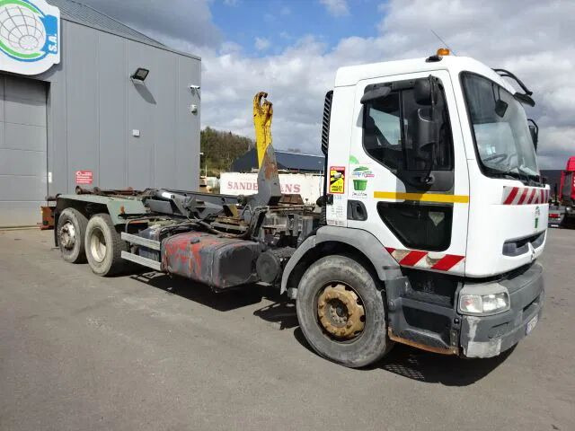 Renault Premium 370 dci - 6x2 - container system - crane/grue - Teherautó - kábelrendszer: 1 kép. Renault Premium 370 dci - 6x2 - container system - crane/grue - Teherautó - kábelrendszer: 1 kép.