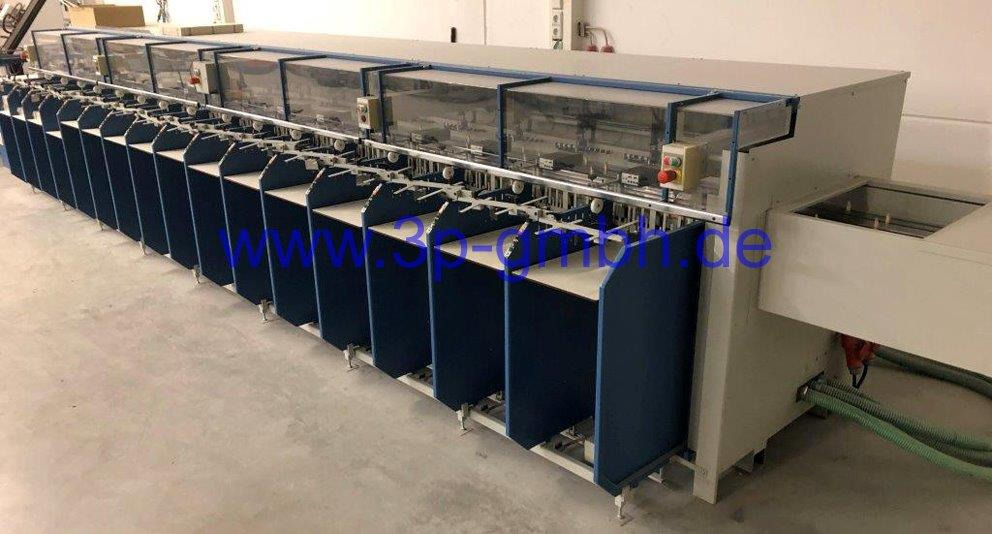 16 stations Calendar Gathering Machine MKW Rapid UT 16/B3/GS - Nyomdagép: 2 kép. 16 stations Calendar Gathering Machine MKW Rapid UT 16/B3/GS - Nyomdagép: 2 kép.