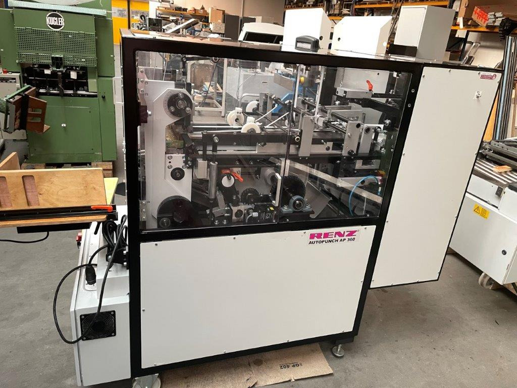 AUTOMATIC PUNCH RENZ AP 360 V4 Manual - Nyomdagép: 2 kép. AUTOMATIC PUNCH RENZ AP 360 V4 Manual - Nyomdagép: 2 kép.