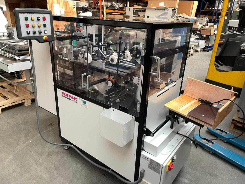 AUTOMATIC PUNCH RENZ AP 360 V4 Manual - Nyomdagép: 1 kép. AUTOMATIC PUNCH RENZ AP 360 V4 Manual - Nyomdagép: 1 kép.