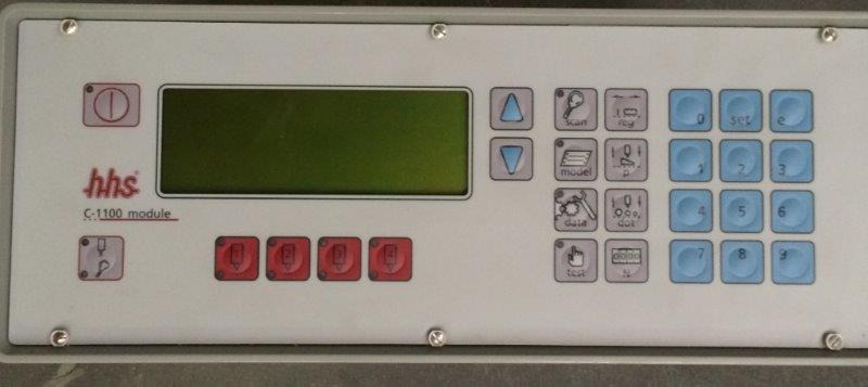Baumer HHS Hotmelt Gluing System with C 1100-8 Controler and HHS HMP-08-1x6-PDE - Spirálozógép: 2 kép. Baumer HHS Hotmelt Gluing System with C 1100-8 Controler and HHS HMP-08-1x6-PDE - Spirálozógép: 2 kép.
